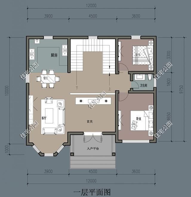 户型图|10套占地150平米的农村别墅户型,20万的造价就能建一栋