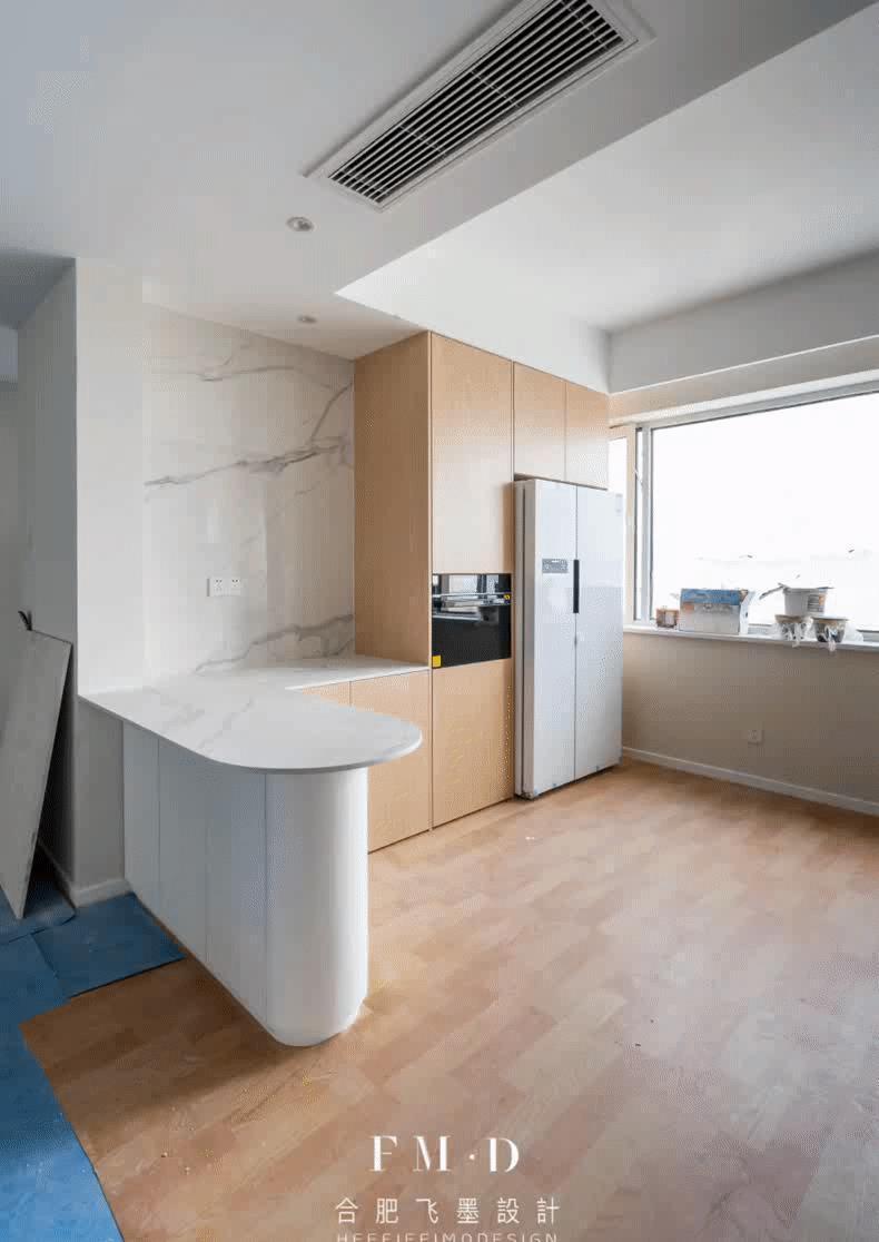 内嵌|从量房到硬装实景,用半年时间记录110㎡装修过程,终于得到认可