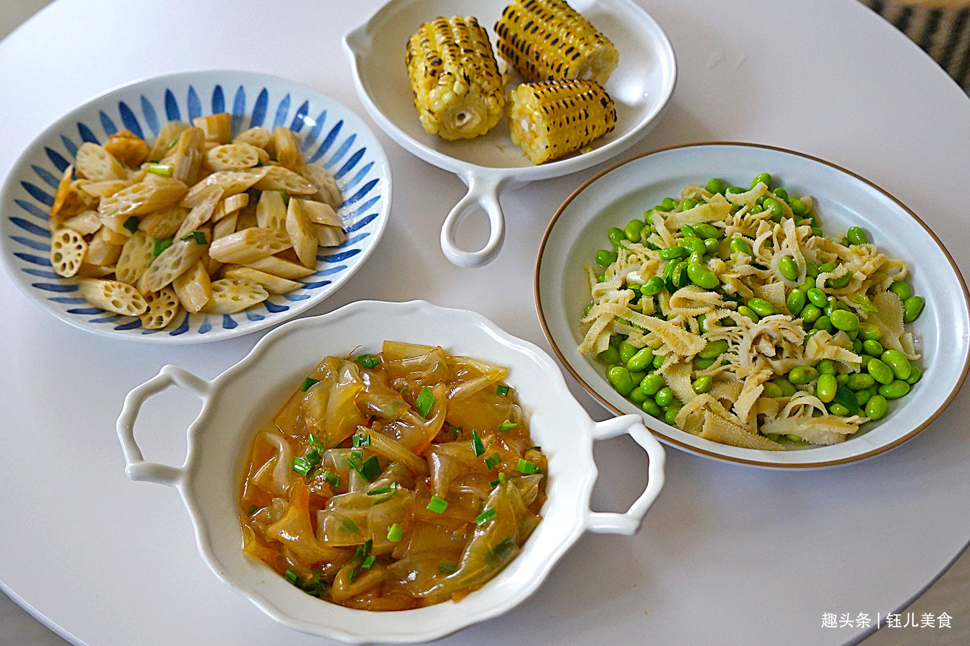 75岁婆婆做的清淡午餐,发朋友圈火了,大热天简单吃还真不错