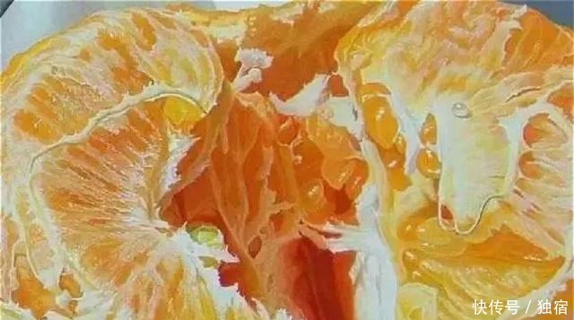 他画了半个橘子, 17万, 冷军也画一个, 80万, 还画了一个美女更贵!