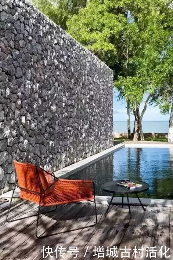 院落|一面石头墙,惊艳整个乡村院落
