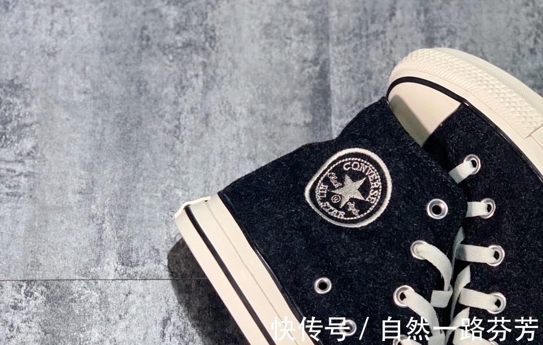 羊毛 Converse All Star 匡威系带秋冬羊毛尼龙布