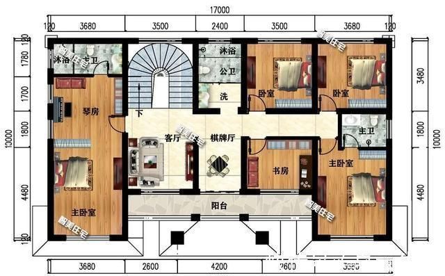 大户人家|新中式风格设计的两栋别墅,第二栋为三合院,这才叫大户人家