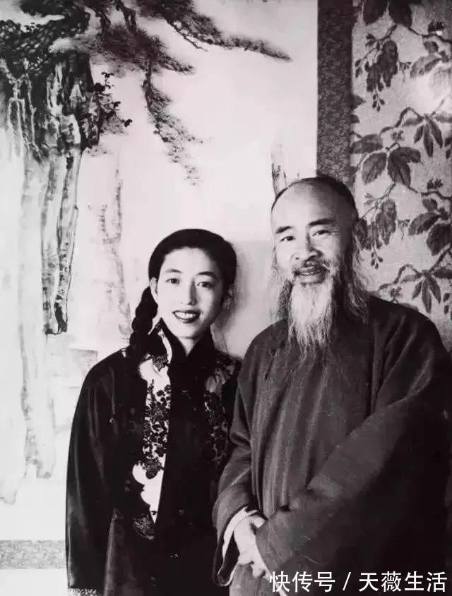 信札$张大千54岁还在泡妞，一周一封国际情书都是用毛笔写的