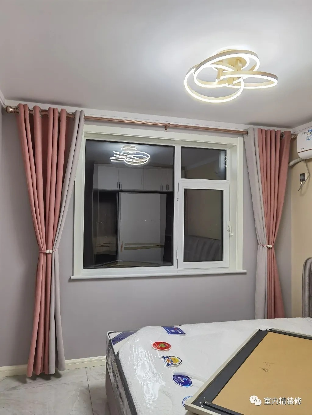 窗帘|看她家新房,安装窗帘很漂亮,电视墙不做一点造型很值得效仿!