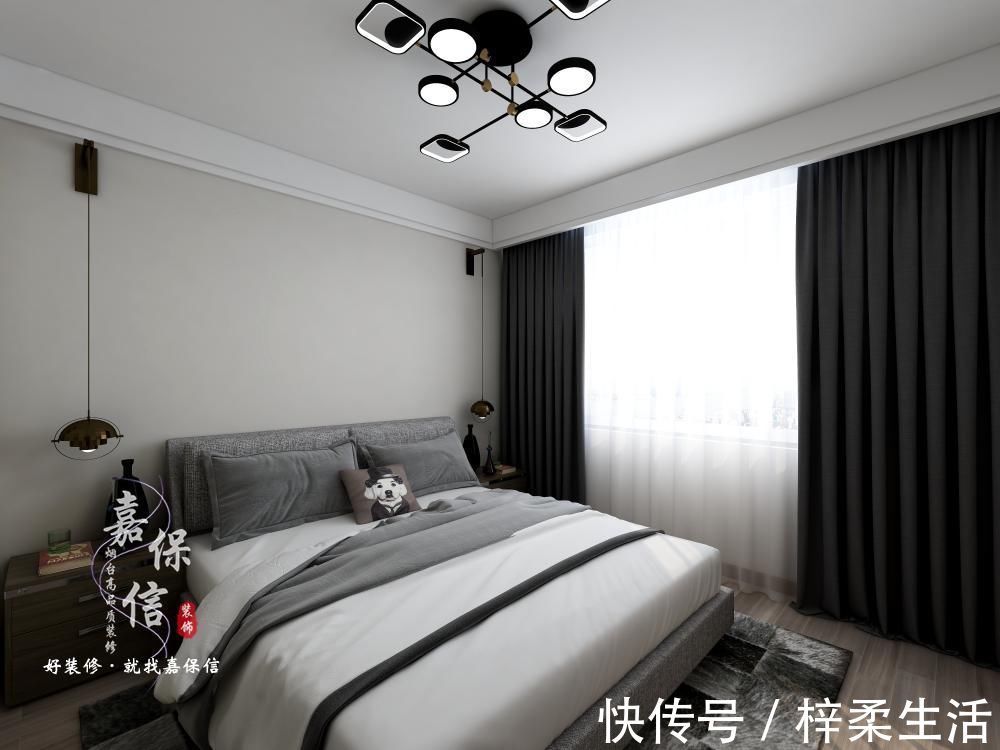 三居室|这不正是你苦苦在找的轻奢风吗？137平三居室现代轻奢风格装修