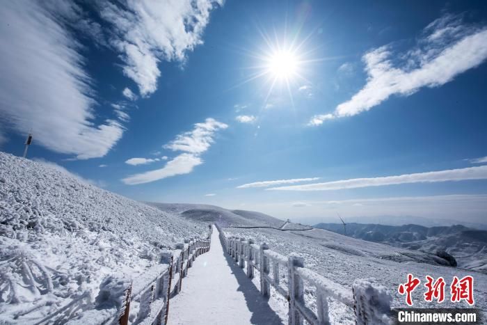 童话世界|雪落“贵州屋脊”韭菜坪 宛如冰雪童话世界