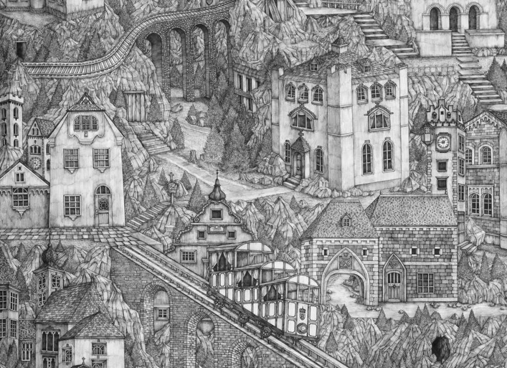 艺术学院|一幅画用掉上百支笔,看到最后成果这么震撼,也就不觉得心疼了