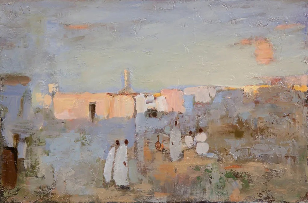 笔触@笔触率性,优雅朦胧的风景油画,迷人!