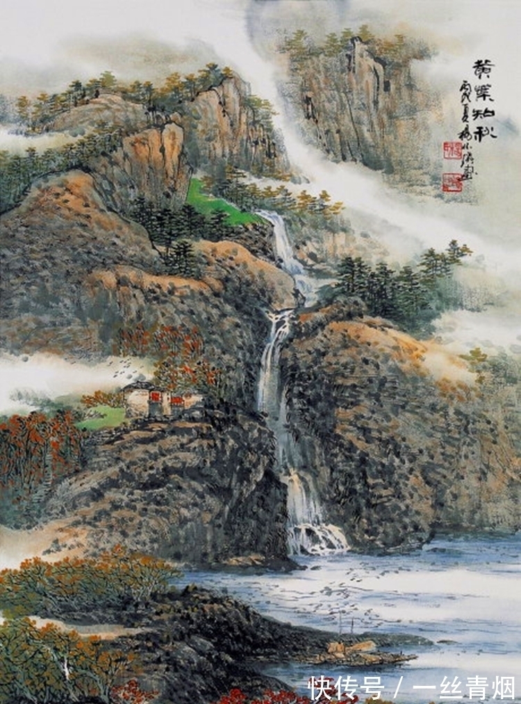 打草稿#笔精墨妙写高古,胸有丘壑织丹青—触摸画家杨怀琰的壮美山水情