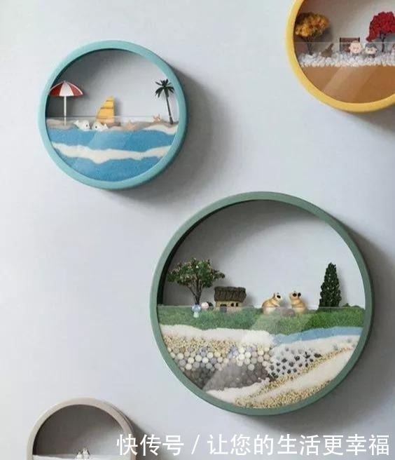 这些旧物都可以挂墙上养花,比挂画还好看呢,5种变废为宝创意!