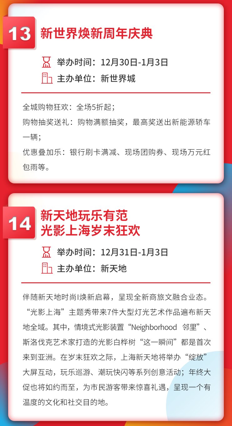 【探索】沪上“买买买”又出新花样！跨年迎新购物季重点活动在此→