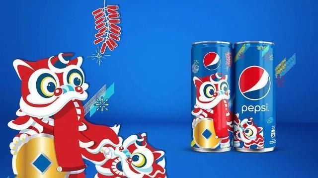 联名|百事可乐联名人民日报包装设计开启“热爱”模式