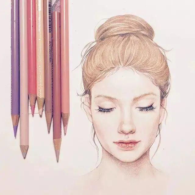 画妆|韩国美女艺术家不但会化妆，还会用彩铅和水彩笔“画妆”