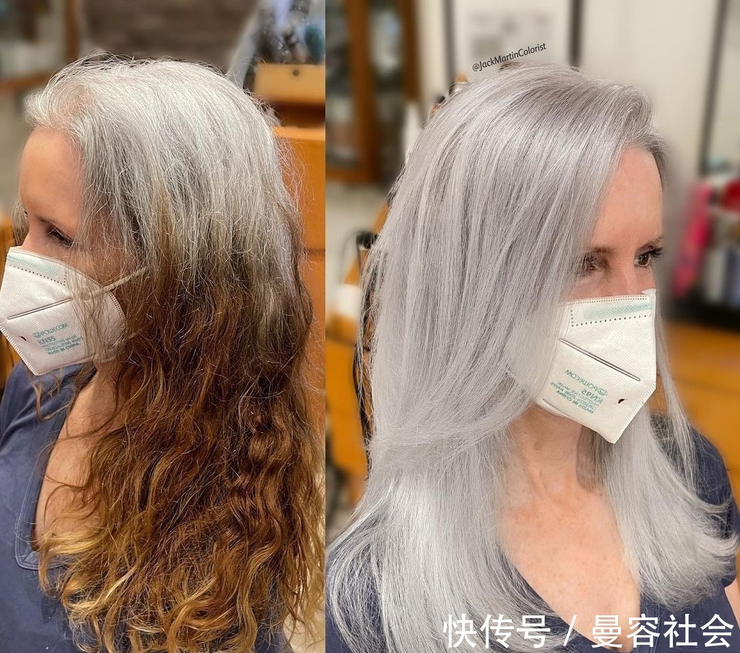 染发 发型这样换,效果就是不一样,美到就像变个人