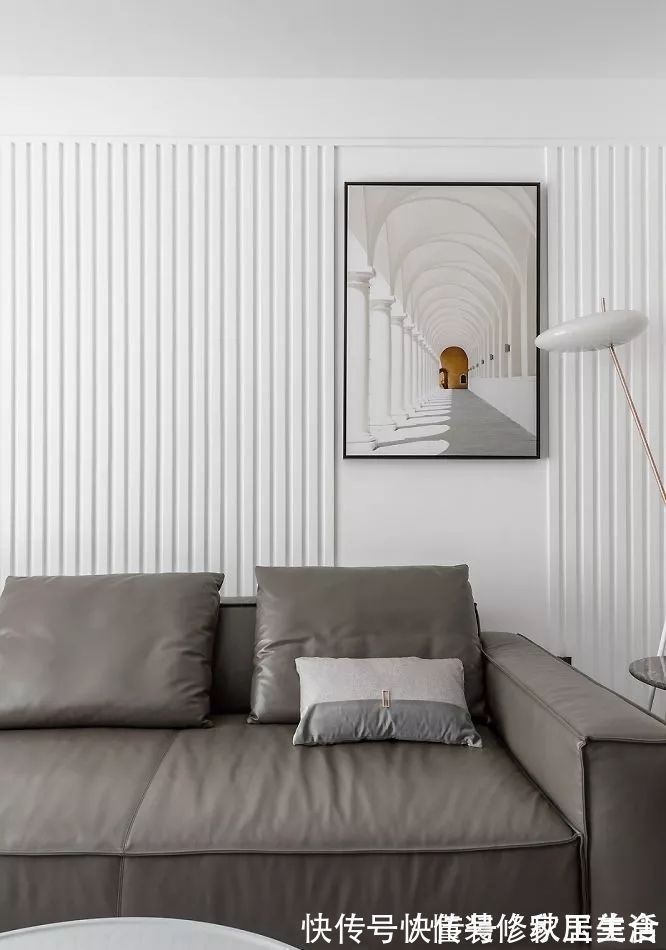 效果图|110㎡现代风格装修效果图,简约舒适的小资格调!