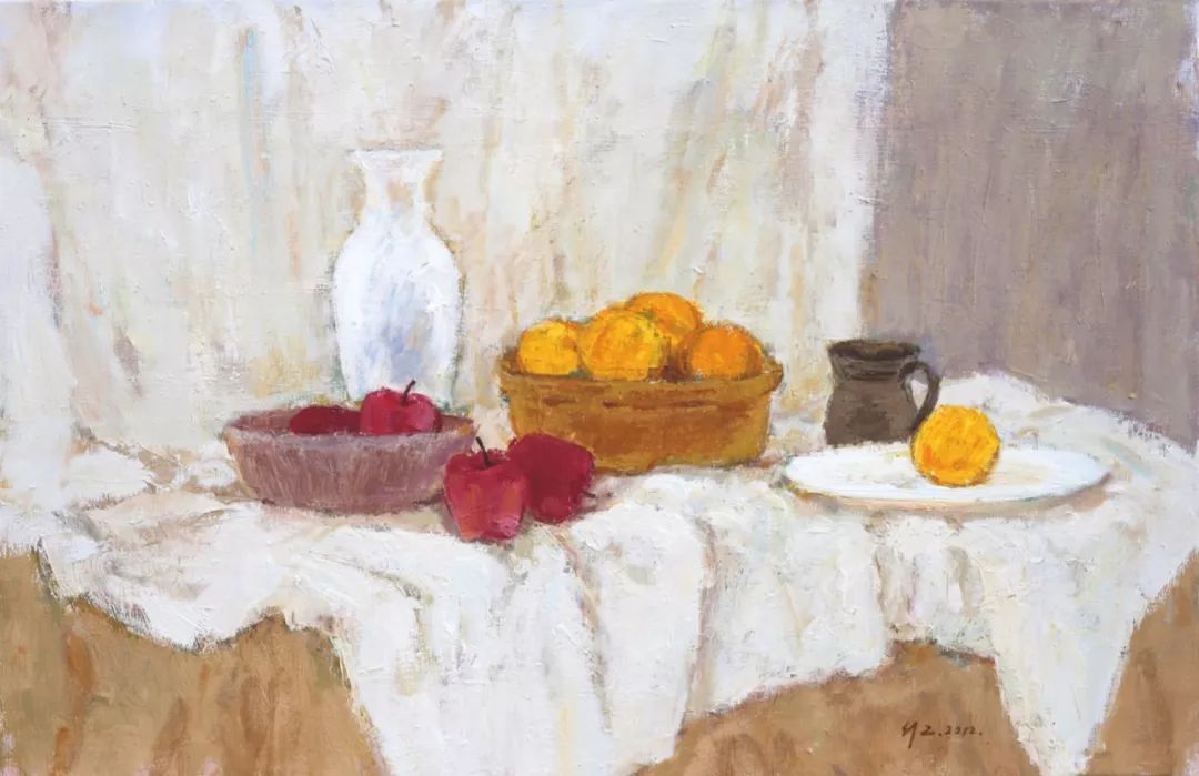 高级色彩,沈行工独特的诗意性油画