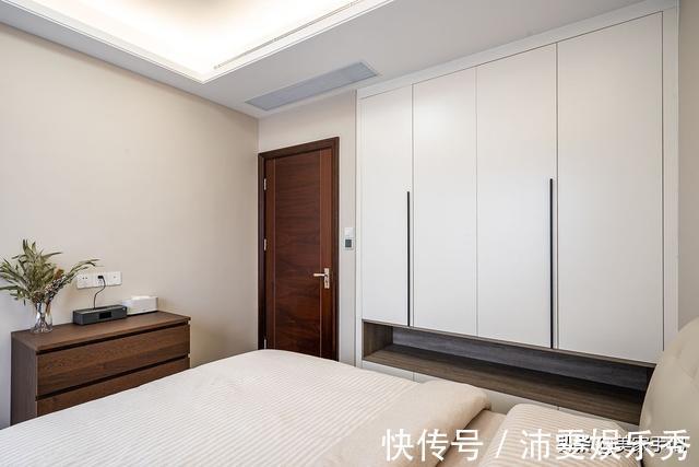 床头墙|简单装修的新房,还没入住就已经很漂亮了,最满意全屋定制的柜子