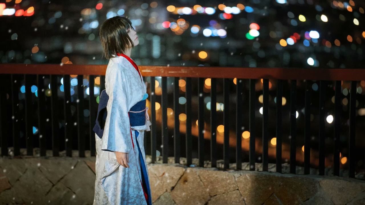 俯瞰|《空の境界》俯瞰风景 両儀式COSPLAY