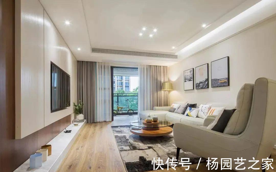 三居室|129㎡现代简约风，三居室户型，舒适感满满！