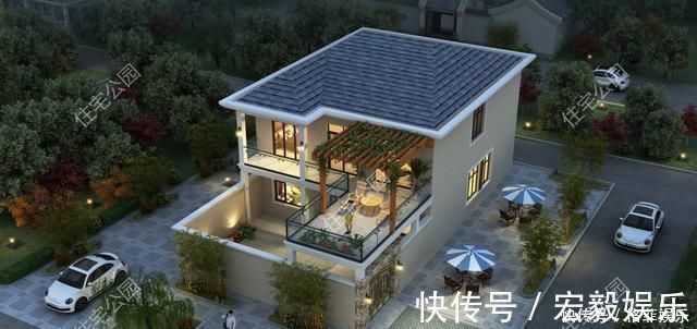 屋顶|回农村给父母盖养老房,20多万就够了,3套图纸你喜欢哪套