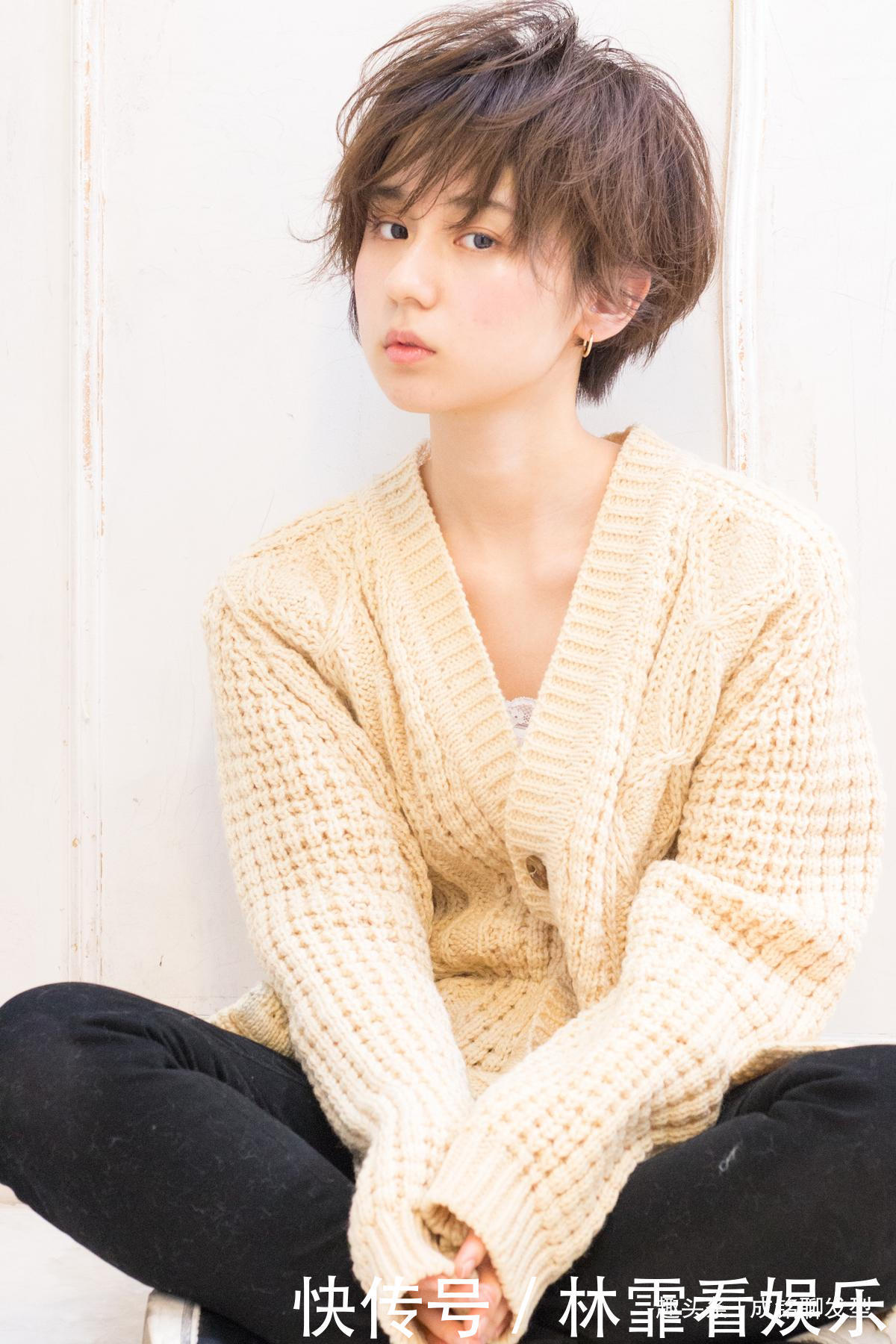 减龄|圆脸型剪短发老气那是你没选对发型,做到这三点就能时尚减龄