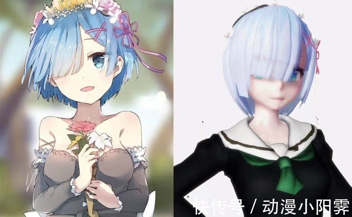 血小板|動漫中五位宅男女神的3D形象,血小板依舊可愛,雛田變得性感!