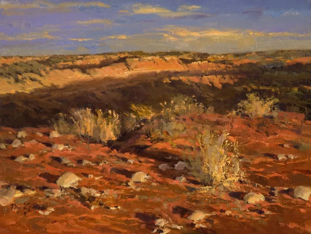 德克萨斯州#大卫·格里芬的风景油画高清图,放大看,更迷人