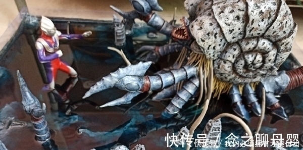 奥特曼|奥特曼:up主自制加坦杰厄,躯壳纹理清晰可见,再现迪迦终局之战