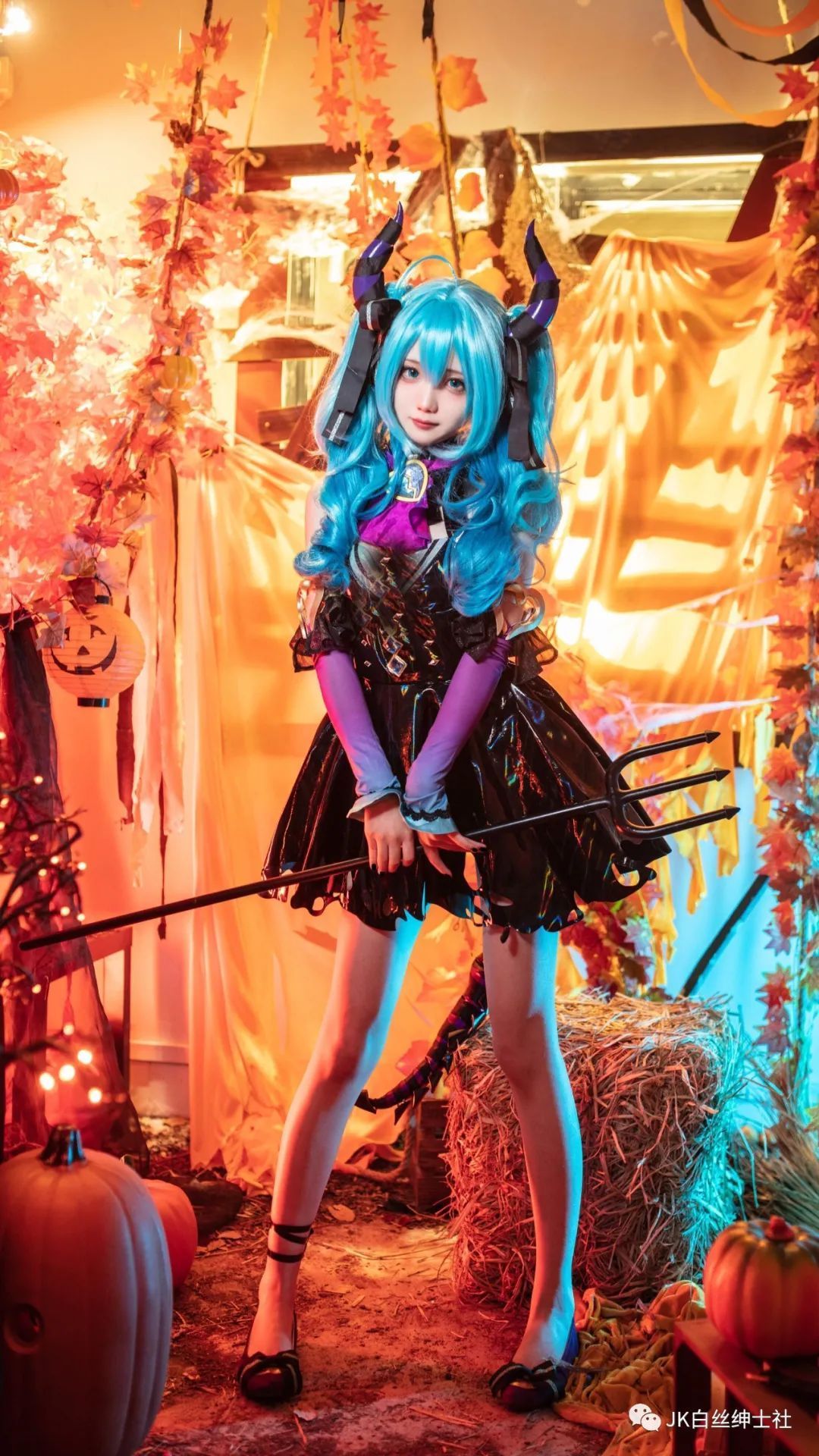 cos：?初音小恶魔cos正片@皖鸽鸽