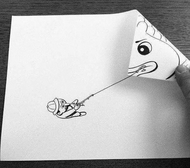 歪果仁@歪果仁脑洞大开,把一张A4纸玩成这样,进来膜拜!!