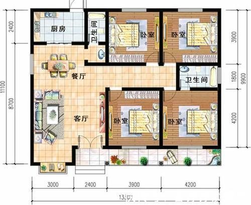 占地|总算找到15万左右农村建房设计图,不知道大家喜欢哪一种户型呢