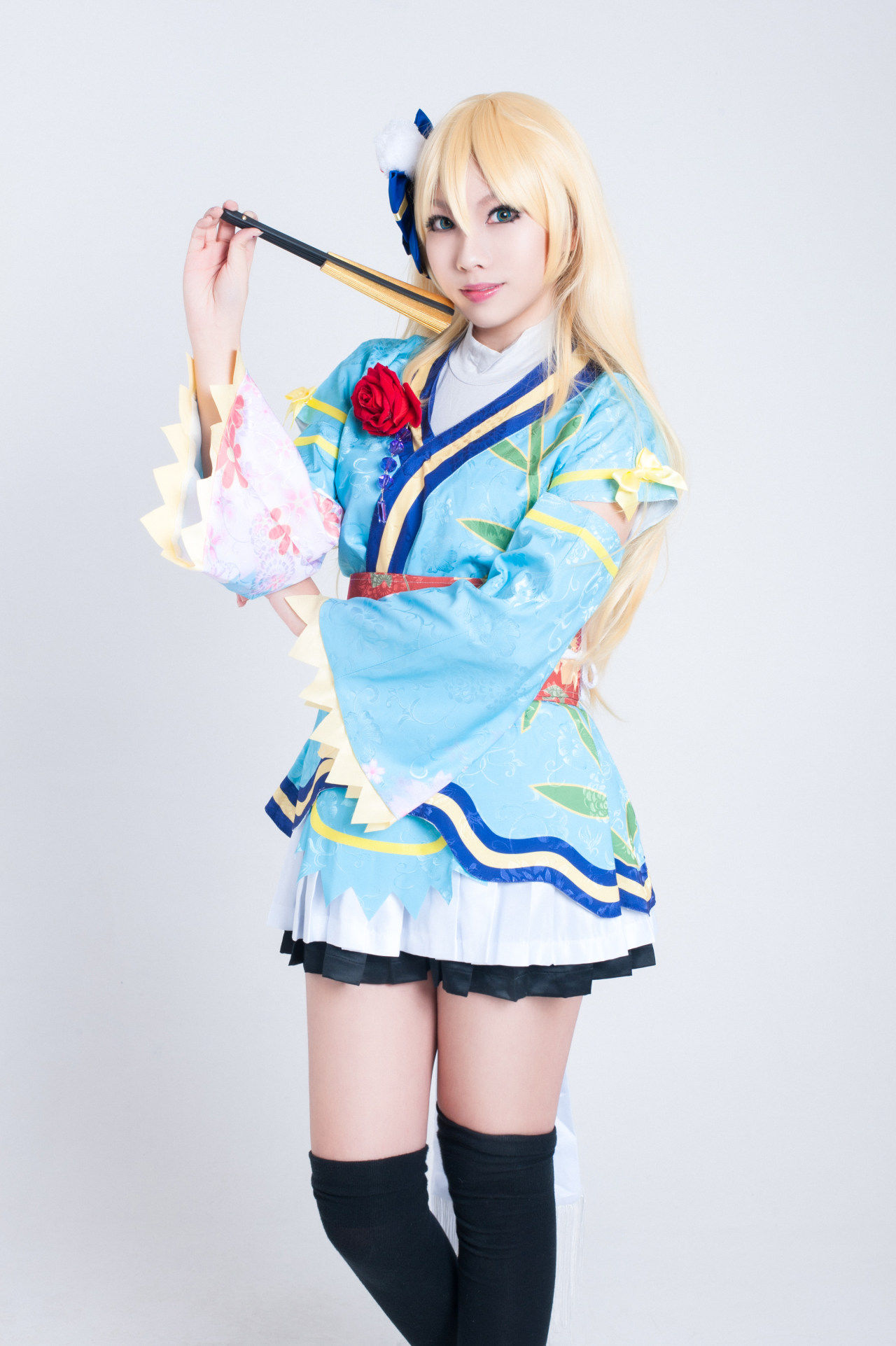 aa|love live绚濑绘里aa打歌服和服cosplay