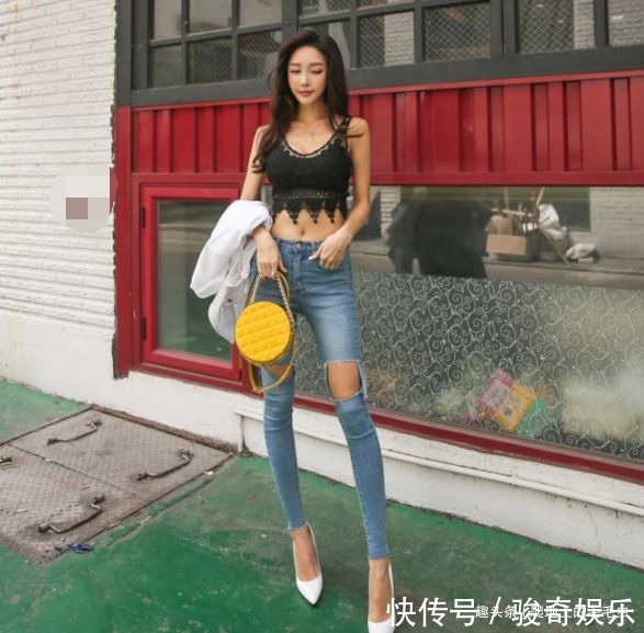 搭配 牛仔裤的搭配甜美显瘦，穿出时尚女神范儿