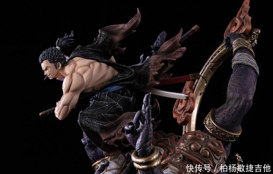 表情|海贼王索隆修罗道万元手办,能切换表情,底座更过分!