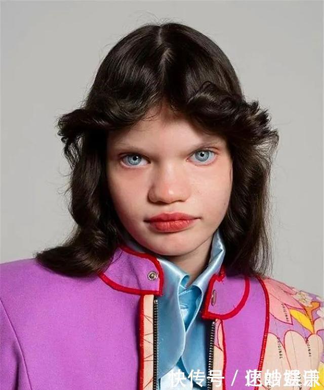 高级脸未必精致,9岁乌克兰女孩长着塌鼻子,却成为了超级模特