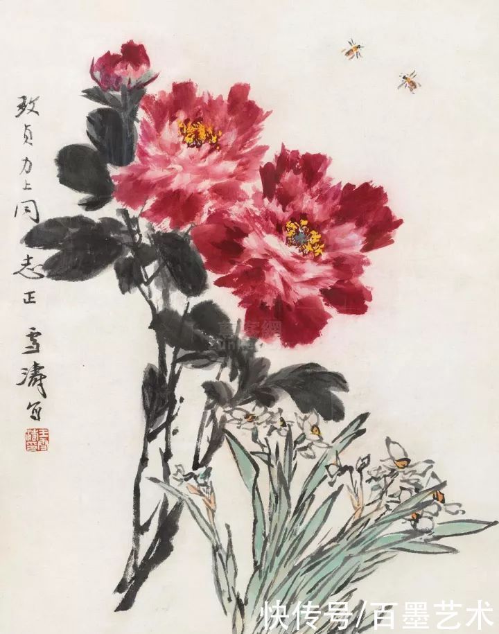 小写意|唯有牡丹真国色!小写意牡丹画150幅,美醉了