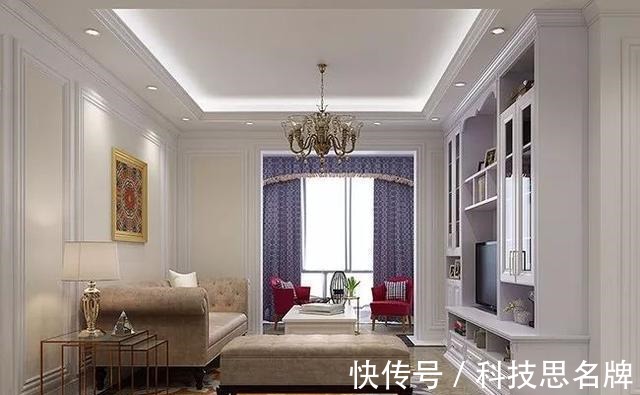 收纳|晒我家95平简欧风格,全屋柜子贼漂亮,特别是电视墙太实用