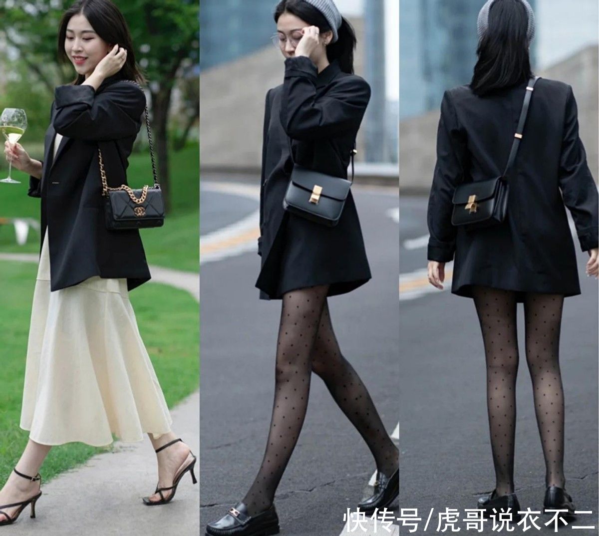 夏季|夏季最高级的还是黑白穿搭，不沉闷、不油腻，简约大方的气质真美