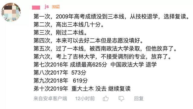 西南政法大学|高考钉子户唐尚珺，33岁复读12年:明智的放弃，胜过盲目的执着!