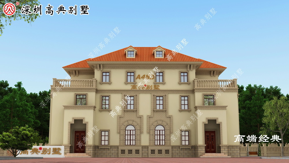 老年人|兄弟建房,双拼三层别墅,让建筑更为夺目