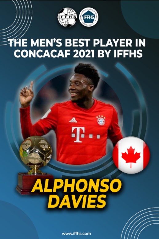 南美足聯(lián)|IFFHS官方：阿方索當選中北美洲及加勒比海足協(xié)年度最佳球員