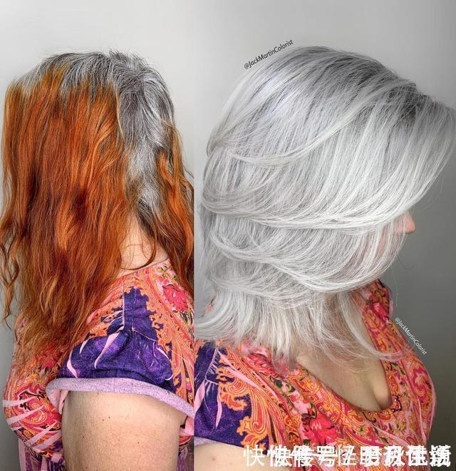 中年阿姨 换发型等于换脸,中年阿姨一换年轻10岁都不止,美到自己都笑了