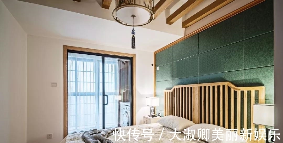 墙面|135平三居室户型,中式风,利用园林造景的手法,雅致有意境