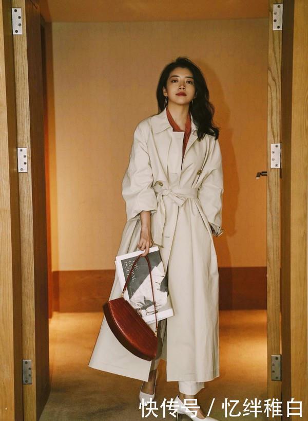 早春不知道怎么穿?从三木那找到3套风衣搭配,优雅又高级,好美