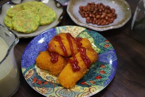 今天的早餐，有荤有素，搭配丰盛，早上20分钟就能做好