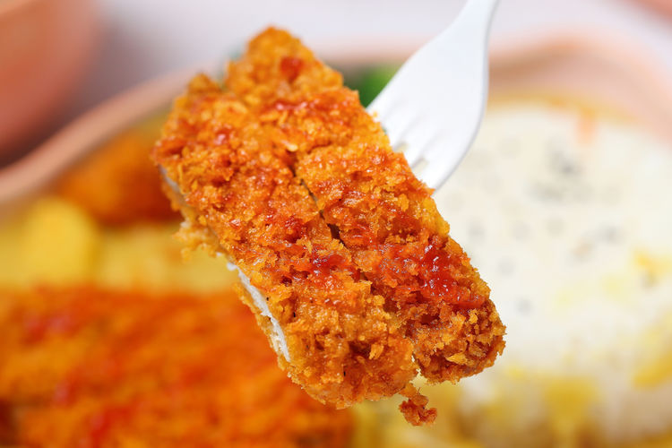 裙带菜|两片猪肉加蔬菜,做成美味咖喱猪排饭,健康实惠孩子们吃得好开心