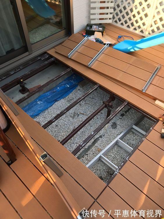露台|我家要是有个大院子,我也在门前铺一层钢管抬高,露天甲板好结实