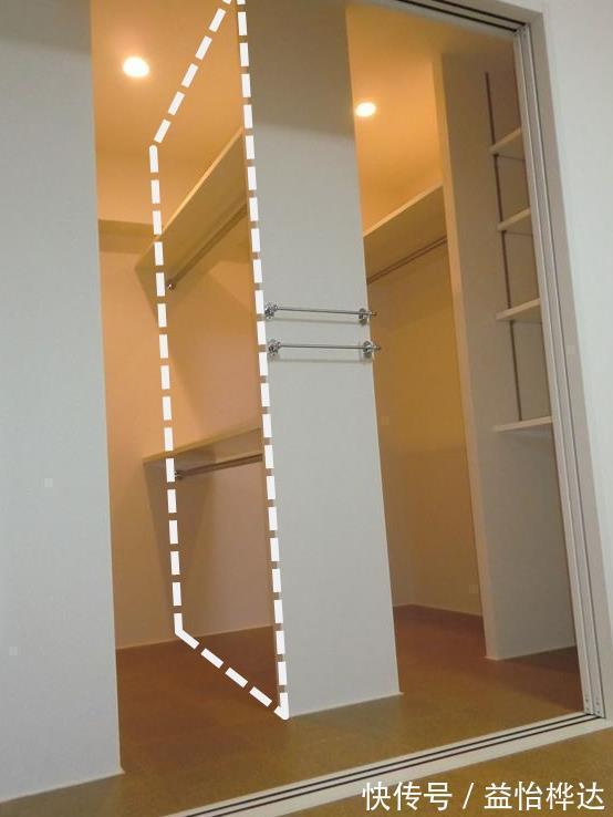 存放|衣帽间可学日本这样的,一分为二的设计,方便的同时还不愁收纳!