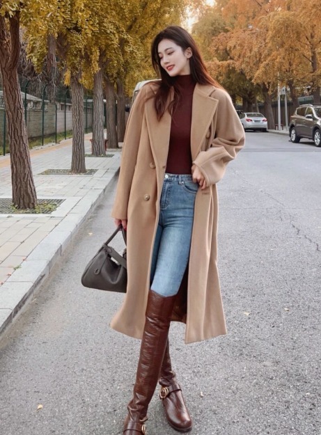 搭配|天冷了,今年流行“大衣+牛仔裤”简约大气,意外美出新高度!
